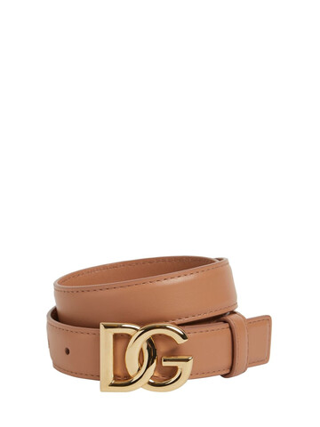 DOLCE & GABBANA 2.5cm Dg Leather Belt