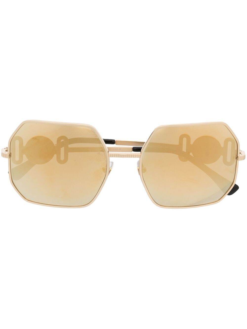 VERSACE EYEWEAR VE2248 Medusa-arm sunglasses - Gold