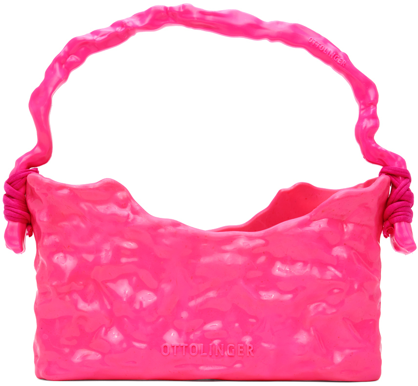 Ottolinger Pink Signature Baguette Bag
