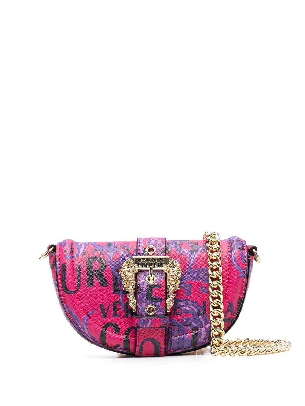 Versace Jeans Couture Logo Couture print crossbody bag - Pink