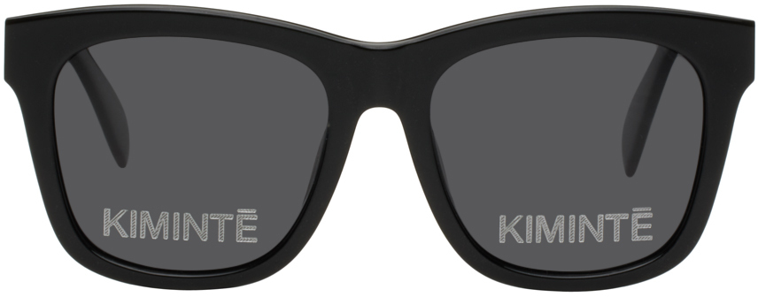 KIMHĒKIM Black Kiminte Two Logo Sunglasses