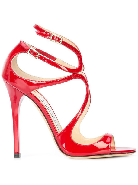 Jimmy Choo Lance sandals in red