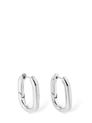 federica tosi christy hoop earrings in silver