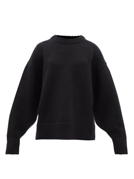 The Row - Ophelia Wool-blend Sweater - Womens - Black
