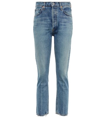 Citizens of Humanity Jolene high-rise straight jeans in blue