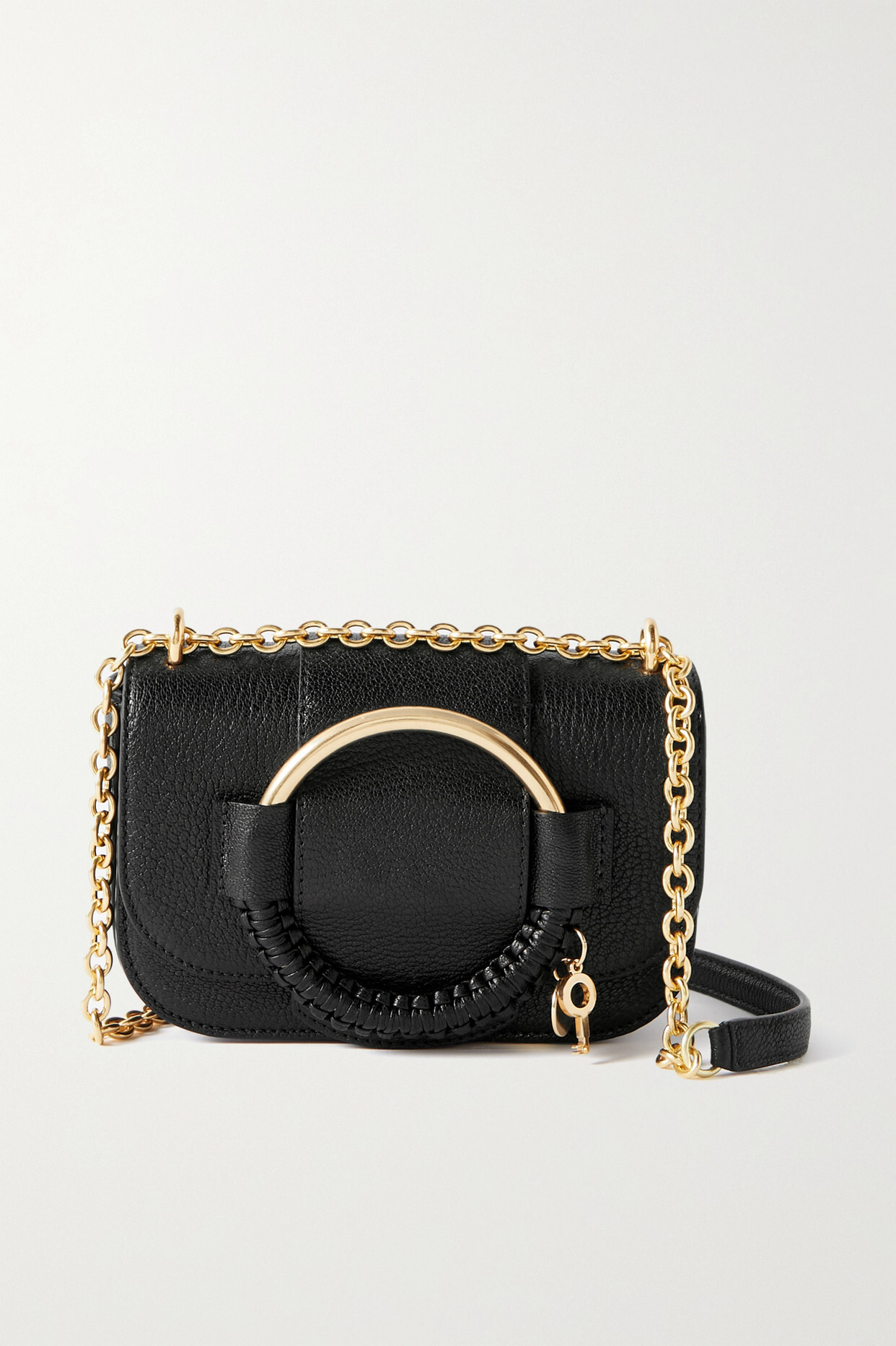 See By Chloé See By Chloé - Hana Mini Textured-leather Shoulder Bag - Black