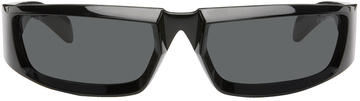 prada eyewear black runway sunglasses