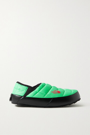 the north face - thermoball v traction padded recycled-shell shoes - green