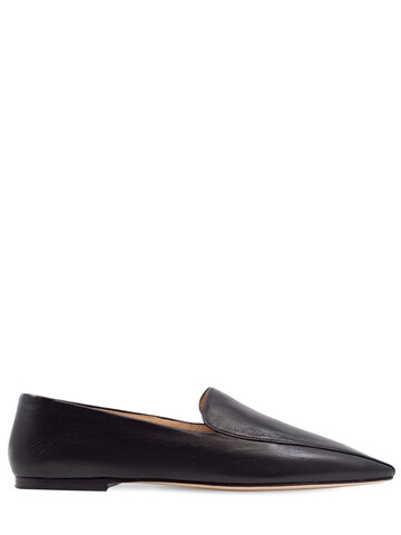STUDIO AMELIA 10mm Leather Loafers in black