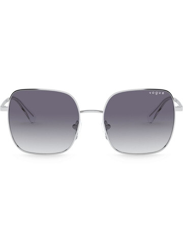 Vogue Eyewear tinted oversize sunglasses in silver