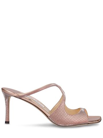 jimmy choo 75mm anise sandals in pink