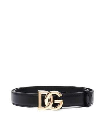 Dolce & Gabbana Logo Belt in black