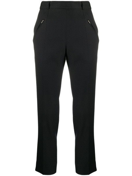 Maison Margiela cropped zipped pocket trousers in black