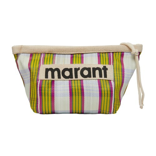 Isabel Marant Powden clutch bag in pink