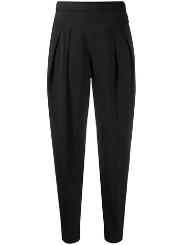 redvalentino high-waist tailored trousers in black