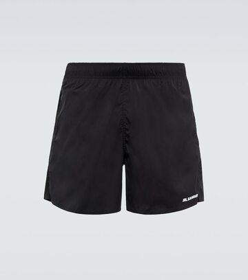 jil sander swim shorts in black