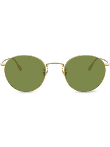 Oliver Peoples Coleridge round sunglasses in green