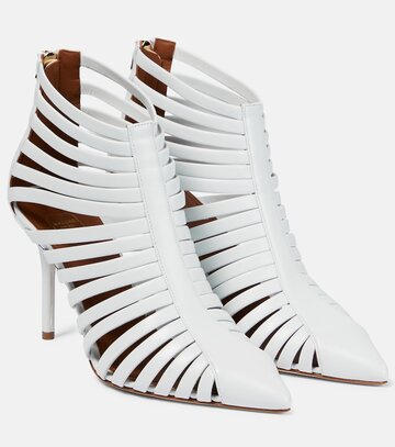 malone souliers heni leather ankle boots in white