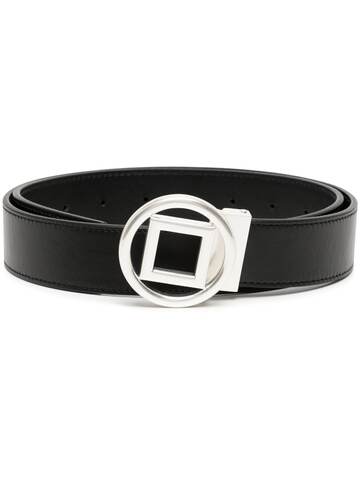 kimhekim coin-logo buckle belt - black