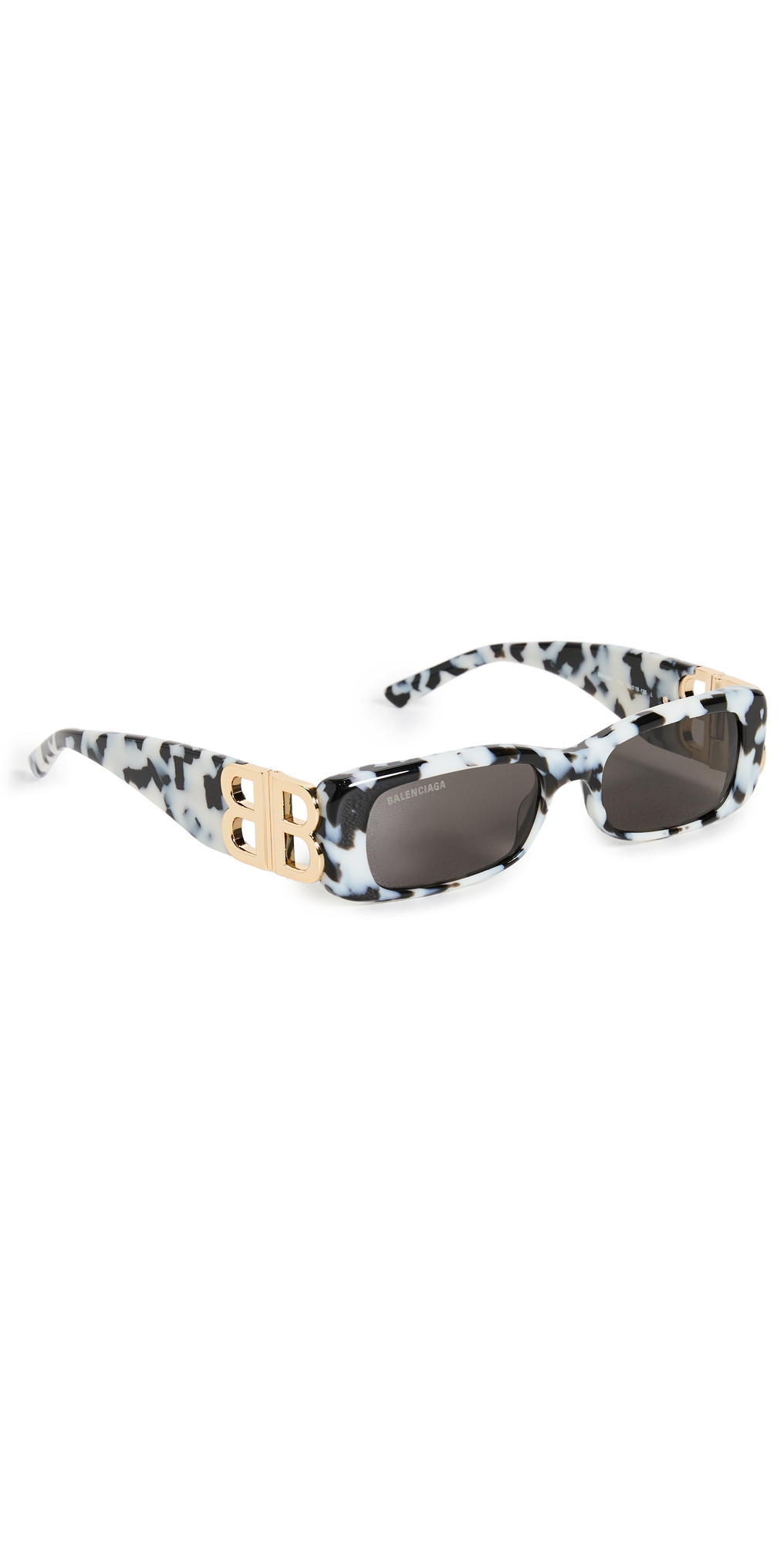 Balenciaga Dynasty Sunglasses in black / white