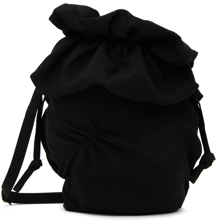 Yohji Yamamoto Black Ananas Shoulder Bag