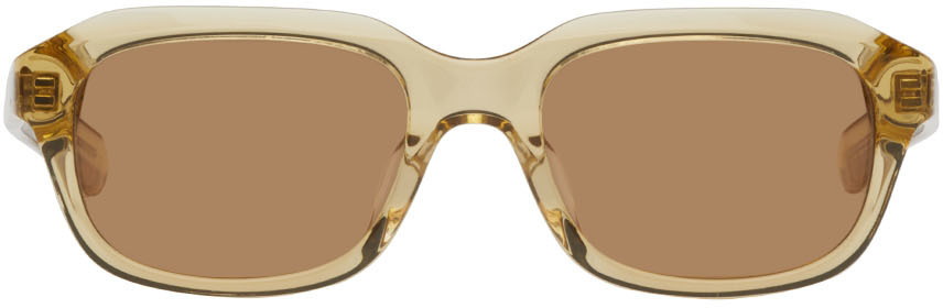 FLATLIST EYEWEAR Beige Sammys Sunglasses in brown / sand
