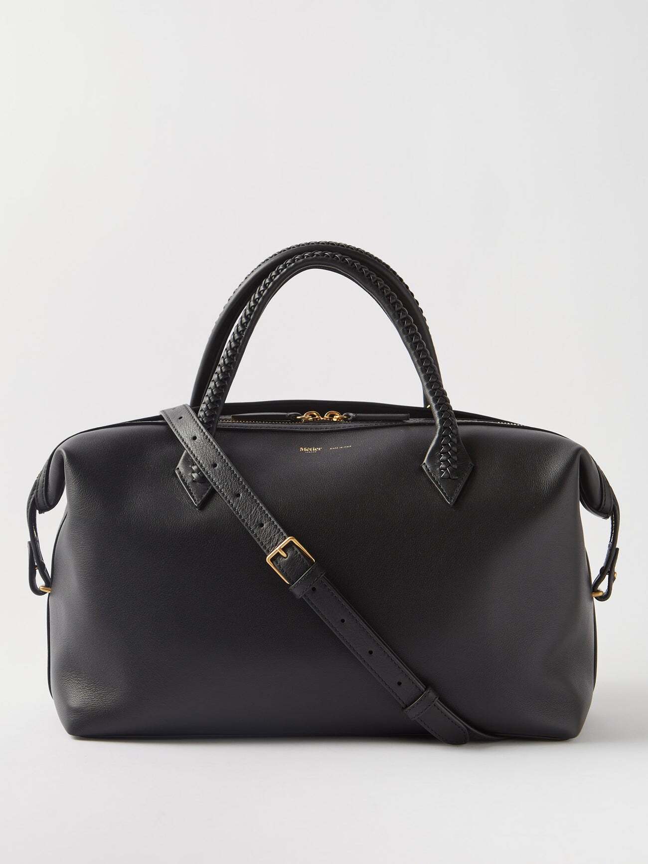 Métier - Perriand City Smooth Calf-leather Top Handle Bag - Womens - Black