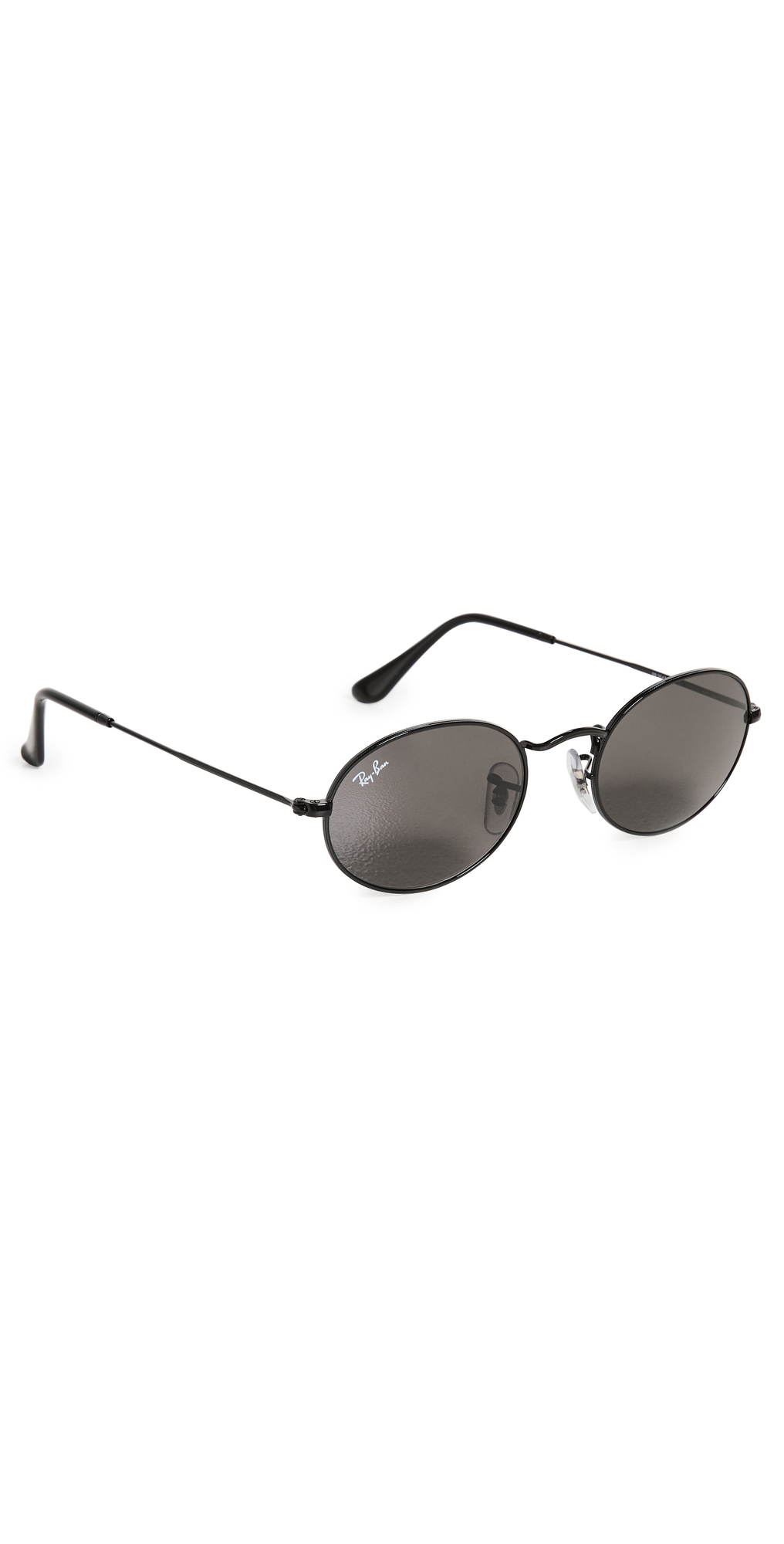 Ray-Ban 0RB3547 Evolution Oval Sunglasses in black / grey