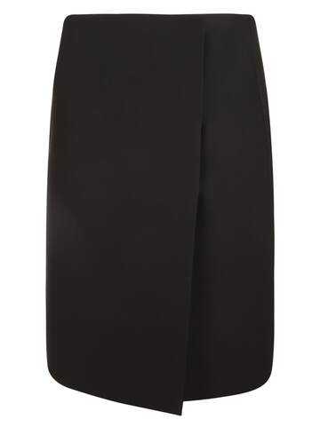 Prada Classic Asymmetric Skirt in black