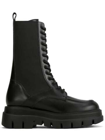 ATP ATELIER 55mm Merlo Leather Combat Boots in black