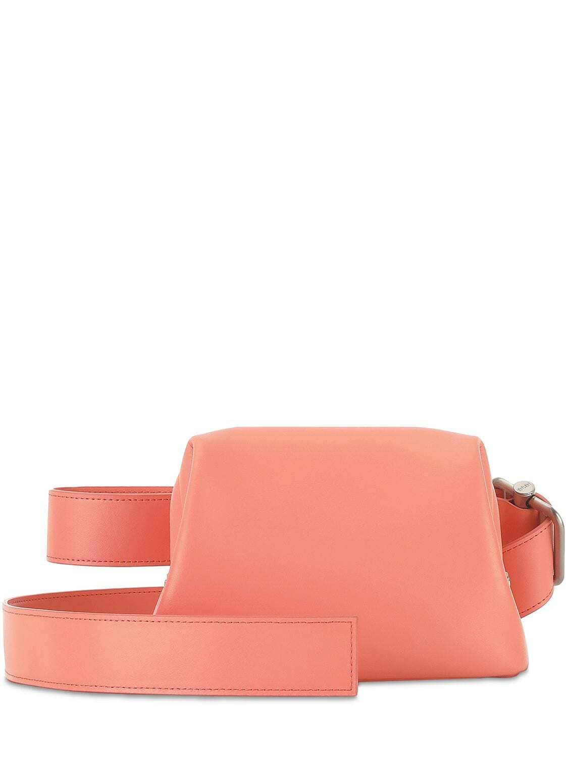 OSOI Pecan Brot Leather Shoulder Bag in pink