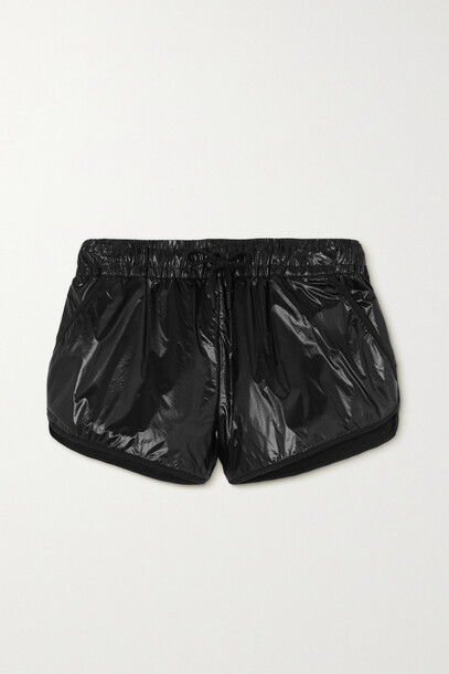 Moncler Genius - Glossed-ripstop Shorts - Black