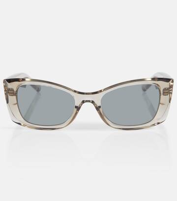 saint laurent sl 593 cat-eye sunglasses in beige
