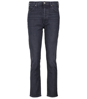 Citizens of Humanity Charlotte high-rise straight jeans in grey