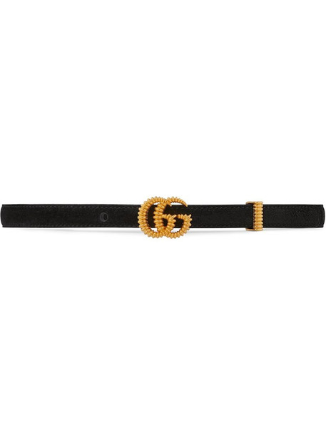 Gucci torchon GG belt in black