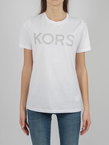 Michael Kors Cotton T-shirt in bianco