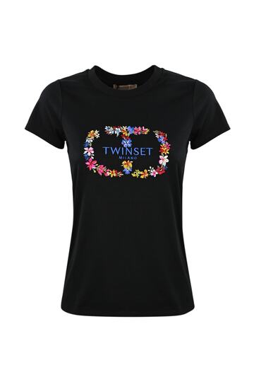 TwinSet T-shirt in nero