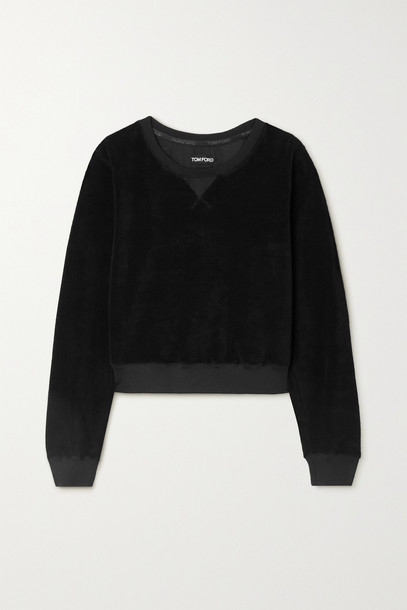TOM FORD - Cotton-terry Sweatshirt - Black