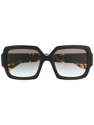 Prada Eyewear 0PR21XS geometric-frame sunglasses in brown