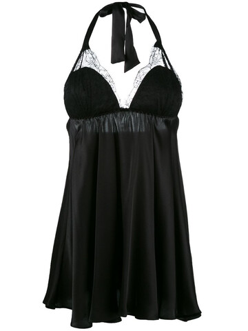 Gilda & Pearl Lovers of Montparnasse babydoll dress in black