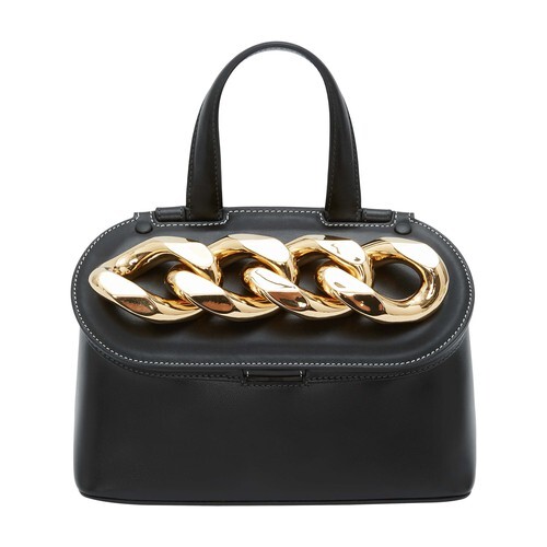 Jw Anderson Small Chain Lid Bag in black