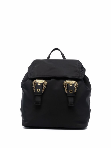Versace Jeans Couture double-buckle backpack - Black