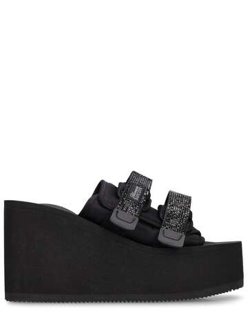 Blumarine X Suicoke High Sandals in black