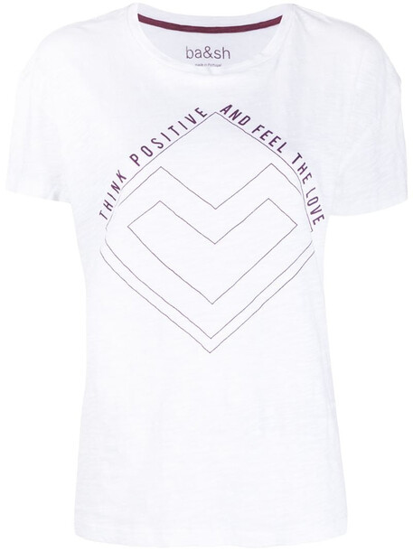 Ba&Sh Vallea cotton T-shirt in white