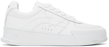 dsquared2 white canadian sneakers