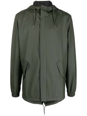 rains fishtail waterproof raincoat - green