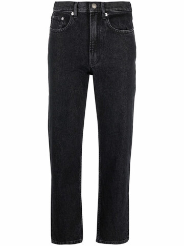 A.P.C. A.P.C. mid-rise straight-leg denim jeans - Black