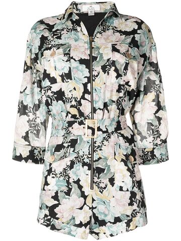 we are kindred talulah floral-print playsuit - green