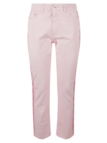 Chiara Ferragni Eye Embroidered Detail Jeans in pink