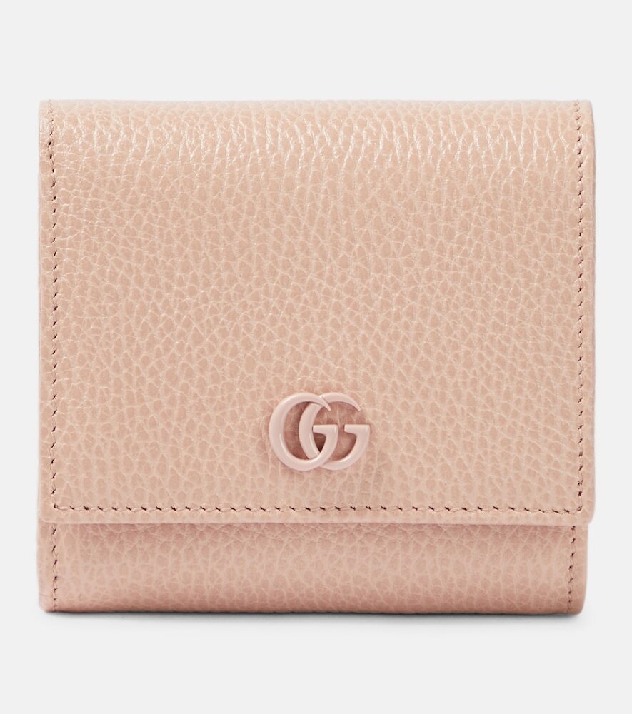 Gucci GG Marmont Medium leather wallet in pink